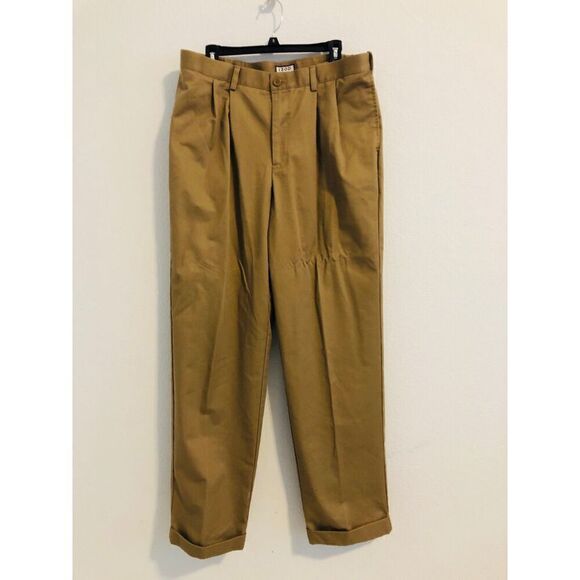 Izod kaki dress pants 100% cotton size 36/34